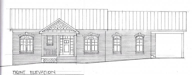 sketch of retirement home design